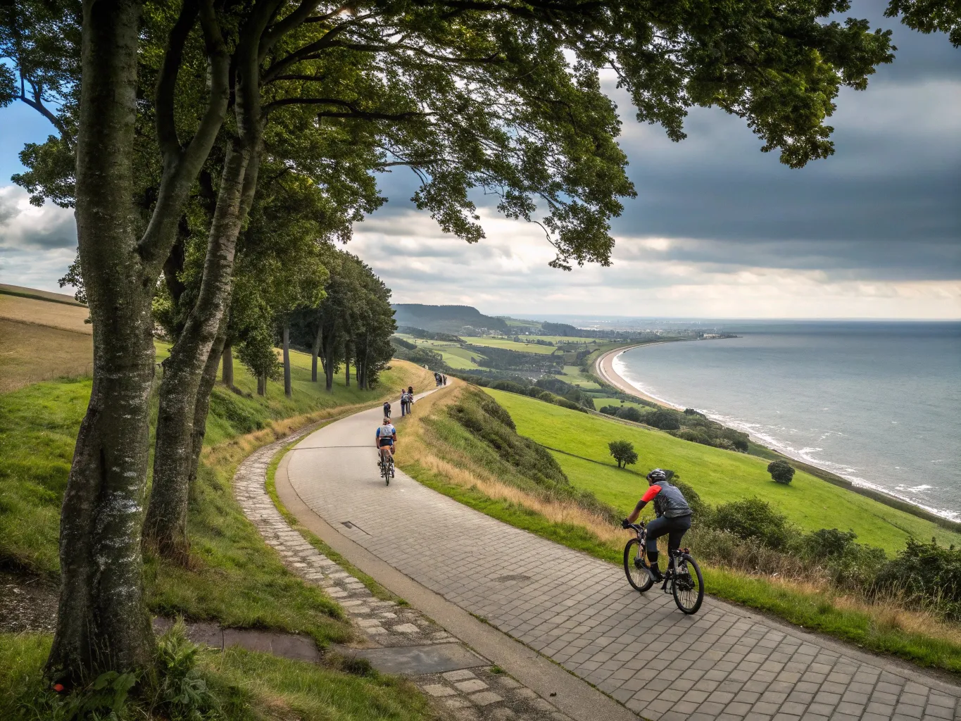Kattegattleden cykelled längs kusten